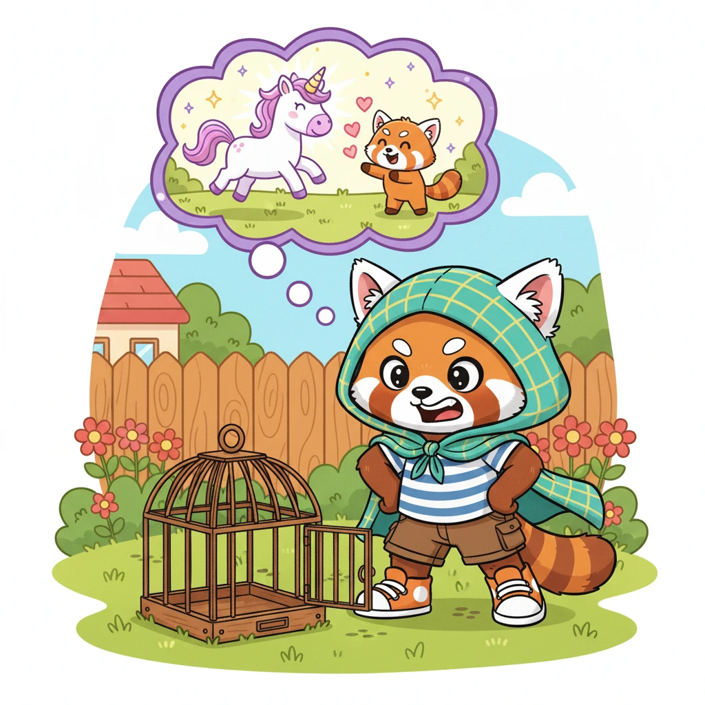 Sample comic page from The Unicorn's Mood-Changing Magic